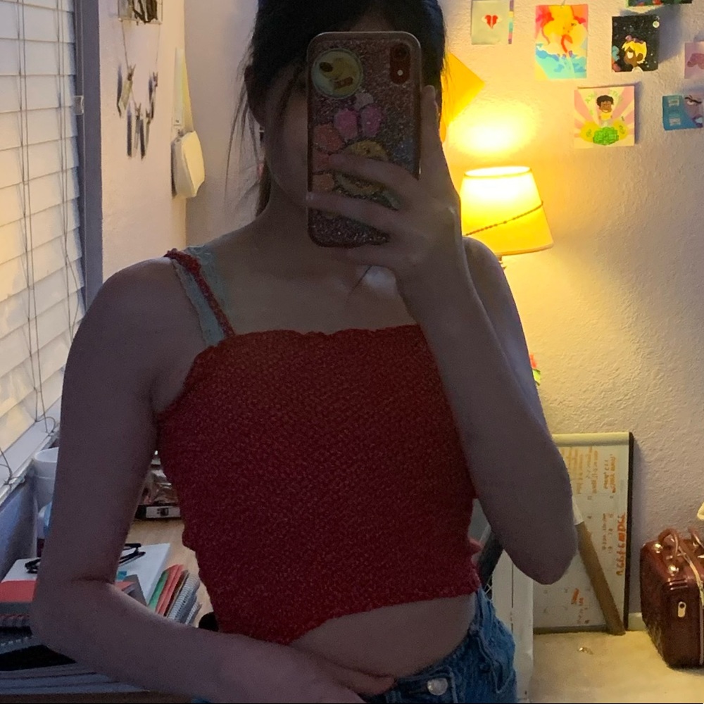 red brandy tank